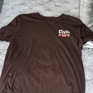 Brown Short Sleeve Men's Tee